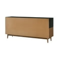 thumbnail image 5 of Armen Living Amigo 4-Door Modern Veneer and Wood Buffet in Brown/Black, 5 of 6
