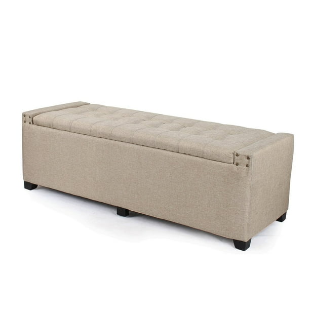 Homebeez Bonded Leather Tufted Accents Rectangular Storage Bench Ottoman Footstool Cream 1 Com - Cream Leather Tufted Storage Bench Ottoman Homebeez Bonded Leather Tufted Accents Rectangular Storage Bench Ottoman Footstool Cream 1 Com - Cream Leather Tufted Storage Bench Ottoman