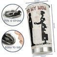 thumbnail image 5 of Gifts For Mom From Daughter Son - Birthday Gift Mom, Mom Gifts Idea For Mom - First Mom, New Mom Gifts For Women, Travel Coffee Mug, Tumblers cup with Lid and Straw 20 oz, 5 of 5