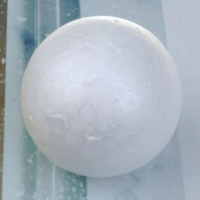 Foam Balls Bulk – 10 Pack Large White Polystyrene Foam Ball for Arts and  Crafts