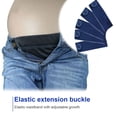 thumbnail image 3 of Bearachild Banda para el vientre Pantalones de maternidad cómodos Extensor de elasticidad Cintura ajustable Rectángulo Pantalones lavables Tela de costura y artesanía azul profundo, 3 of 6