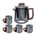 thumbnail image 1 of GROWTH TANK 490ml Glass Teapot Blooming Flower Tea Tea Kettle for Kitchen Tea House Home A, 1 of 9