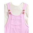 thumbnail image 2 of Wonder Nation Girls Skirtall and Short Sleeve Tee Set, 2-Piece, Sizes 4-10, 2 of 3