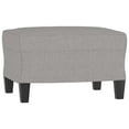 thumbnail image 3 of vidaXL Footstool Light Gray 27.6"x21.7"x16.1" Fabric, 3 of 26