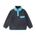 thumbnail image 2 of Luogg Boys Hoodie Kids Pullover Sweatshirt Color Block Loose Fit Casual Top For Toddler And Children Soft Warm Comfortable Boys Sweatshirts Size 7-8 Years, 2 of 5