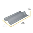 thumbnail image 6 of Chicago Metallic Perforated French Bread Pan - Non-Stick Baguette Pan | For Baking Crisp, Golden-Brown Crust - Heavy-Weight Aluminum Bread Baking Tool | (16" L x 9" W x 2.5" H) - Dishwasher Safe, 6 of 6