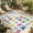 Multicolor, variant on Indoor Outdoor Area Rugs,Abstract Cartoon Monsters Washable Patio Rug Non-slip Quick Dry Camping Rugs,Seamless Colorful Cute Alien Floor Carpet for Porch Deck Backyard RV Decor,4x6ft