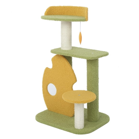 Rain Forest Cat Climbing Frame, Stable Cat Scratching Posts Exercise  For Cats