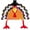 Turkey hat with ligh, variant on Fashion Plush Turkey Hat for Boys Girls Adult Breathable Holiday Party Headwear Halloween RolePlay Hat Festival Hat