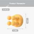 thumbnail image 3 of czcpp-Toothbrush Holders Silicone Toothbrush Holders for Bathrooms Razor Holder for Shower Tooth Brushing Holder Wall Mount Bathroom Toothbrush Holder Wall Mounted Shower Razor Holder for Wall 6 Pcs, 3 of 4
