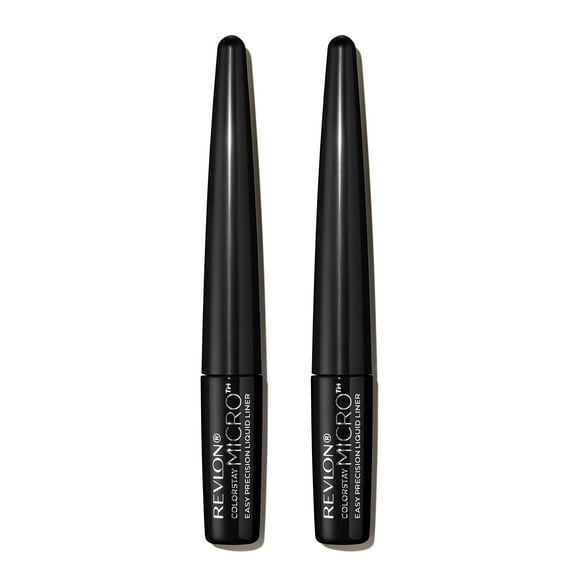 REVLON ColorStay Micro Easy Precision Liquid Liner, 301 Blackout (Pack of 2)