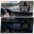 thumbnail image 4 of HDJ Baby Car Camera, 4.3" HD Night Vision Function Car Mirror Display, 360° Adjustable Safety Car Seat Mirror Camera Monitored Mirror with Wide Clear View, Easily Observe Baby’s Move, 4 of 10