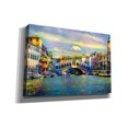 thumbnail image 2 of Epic Graffiti 'Venice Italy Rialto Bridge' by Pedro Gavidia, Canvas Wall Art, 26"x18", 2 of 2