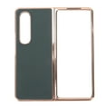 thumbnail image 2 of Phone Protective Cover,  Scratch Proof Real Leather Phone Case  For Z Fold 4 Black,Green,Blue,Pink, 2 of 8