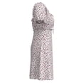 thumbnail image 3 of Vestido George para Mujer Tipo Campesino, Escote Cuadrado, Elástico en Cintura Blanco Talla G, 3 of 4