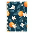 thumbnail image 7 of FORMRS 1-Subject Spiral Notebook 8" x 5" College Ruled 60 Refillable Sheet A5 Hard Cover, 2 Pack, Oranges Pattern, 7 of 7