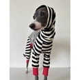 thumbnail image 5 of UOSIA Italian Greyhound Onesie Clothes, Turtleneck Striped Shirt for Whippets Puppy, 5 of 7