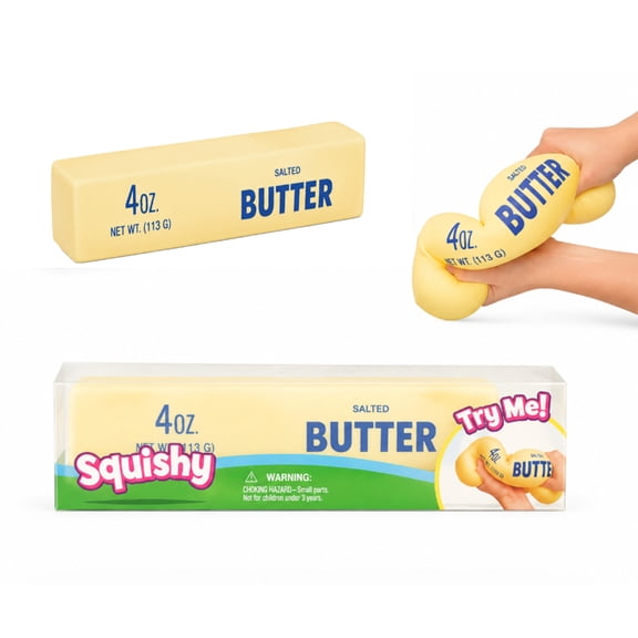 Guvpev Squishy Butter 5-Inch Squeeze Toys, Novelty & Gag Toys Gift Ages 3 