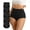 5pack-black*5, variant on Women's High Waisted Cotton Underwear Stretch Tummy Control Underwear Full Coverage Ladies Panties Brief Multipack
