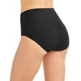 thumbnail image 2 of Women's MeMoi MSM-101 SlimMe Seamless Hi Waist Control Brief Panty (Black L), 2 of 2