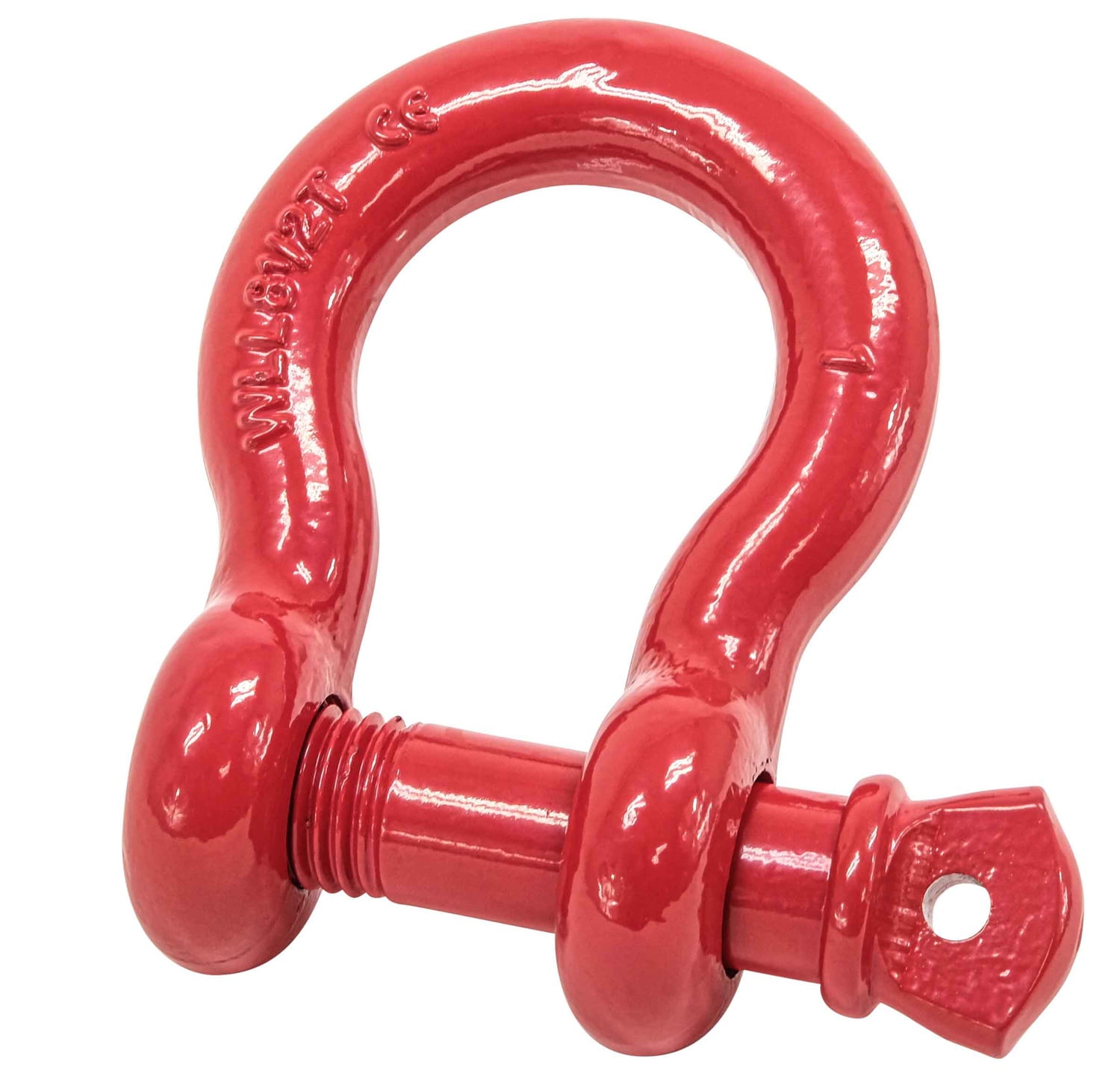 1" Anchor Shackle Forged Carbon Steel w/ Alloy Screw Pin Load Limit # 8.50 Tons (17,000 lbs) | Double Rust Protection Heavy Duty D Ring Shackle for Towing, Rigging & Vehicle Recovery (2 Pack)