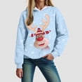 thumbnail image 2 of Futezty Christmas Sweatshirts for Women Novelty Funny Santa Xmas Tree Graphic Pullover Tops Loose Casual Fleece Shirts, 2 of 6