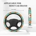 thumbnail image 3 of XMXT Cute Cartoon Tiger Steering Wheel Cover, Elastic Non-Slip Universal Fit Car Decor Accessories Protector for Auto SUV Trucks, 3 of 8