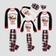 thumbnail image 3 of Pijamas familiares a juego de Navidad, conjunto de pijamas de Dachshund a través de la nieve, Tops de reno, pantalones, 2023, 3 of 3