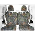 thumbnail image 2 of CalTrend Rear 50/50 Split Back & Solid Cushion Camo Seat Covers for 2005-2009 Mini Cooper - BM116-93KK Hunter Camo Insert and Trim, 2 of 3
