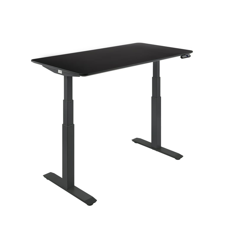 Seville Classics AIRLIFT S3 Electric Height Adjustable Standing Desk with Ergo Table Top with Beveled Bottom Edges 54 x 30 Walmart