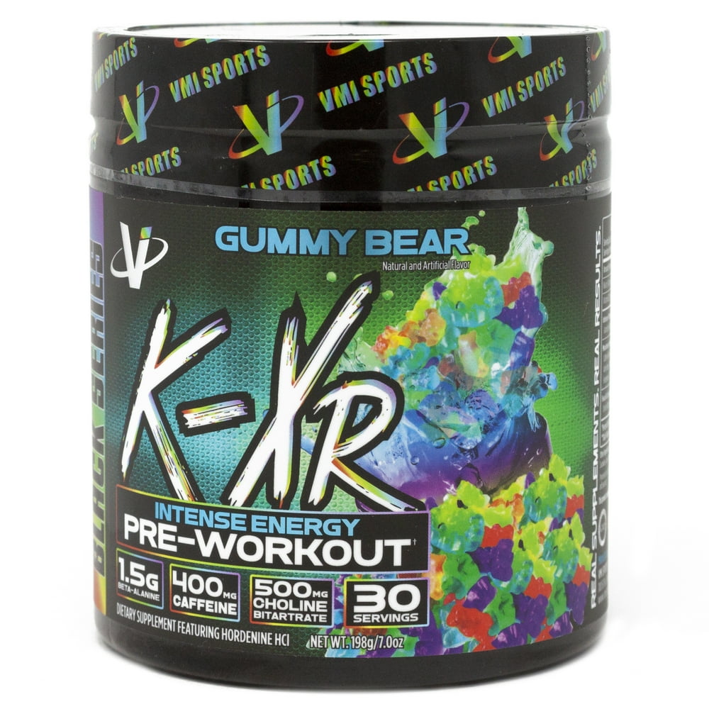 VMI Sports KXR PreWorkout Gummy Bear 30 Servings VMI Sports KXR PreWorkout Gummy Bear 30 Servings