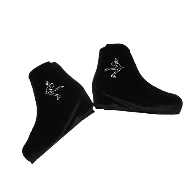 Cubiertas para botas de patinaje sobre hielo, protectores de patinaje sobre hielo, cubierta protectora portátil térmica ligera y elástica para zapatos SG