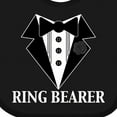 thumbnail image 4 of Inktastic Tuxedo Ring Bearer Boys Baby Bib, 4 of 4