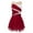 Red, variant on Kids Girls Rhinestones Tulle Back Ballet Dance Leotard Skating Dress Red 14