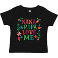 thumbnail image 3 of Inktastic Nana and Papa Love Me Girls Toddler T-Shirt, 3 of 5