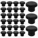 thumbnail image 1 of SHOWERORO 100Ud Tapones De Silicona Negros Para Agujeros Paneles Protectores De Tornillos Muebles, 1 of 6