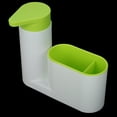 thumbnail image 1 of Multifunctional Washing Sponge Sink Detergent Soap Dispenser Storage Kit Green, 1 of 7