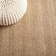 thumbnail image 6 of SAFAVIEH Natural Fiber Maisy Solid Area Rug, Natural/Brown, 8' x 10', 6 of 11
