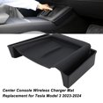 thumbnail image 3 of Tapis Sans Fil pour Console Centrale Modèle 3 2023 à 2024 avec Antidérapant, Intérieur Élégant, 3 of 8