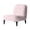 Pink Leaf Print, variant on HELLHERO Lemon Bow Bloom Stain Protection Dustproof Chair Cover Anti Scratch Armless Accent Chair Washable Cover for Armless Chair