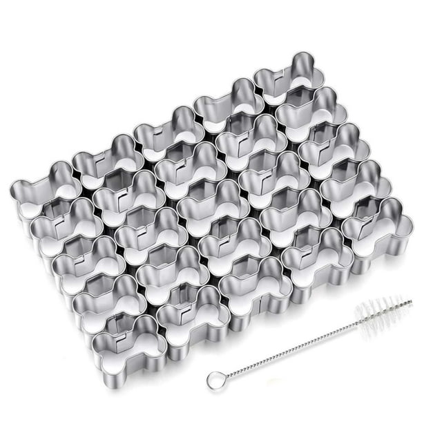 Stainless Steel Bone Cookie Cutter Set for Baking Enthusiasts and DIY Kitchen