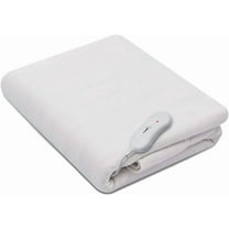 DORTALA Massage Table Warmer, Twin Electric Heated Mattress Pad Bed Warmer with 3 Heat Settings, Overheat Protection, Machine Washable, Ideal for Home Spa, White