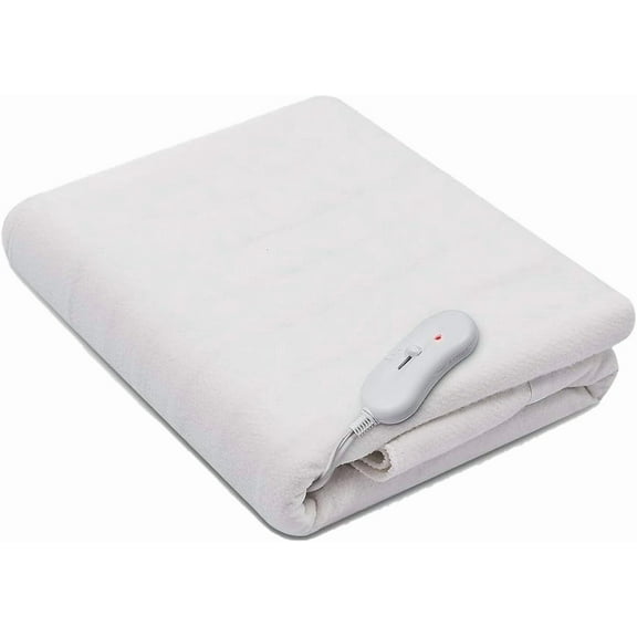 DORTALA Massage Table Warmer, Twin Electric Heated Mattress Pad Bed Warmer with 3 Heat Settings, Overheat Protection, Machine Washable, Ideal for Home Spa, White