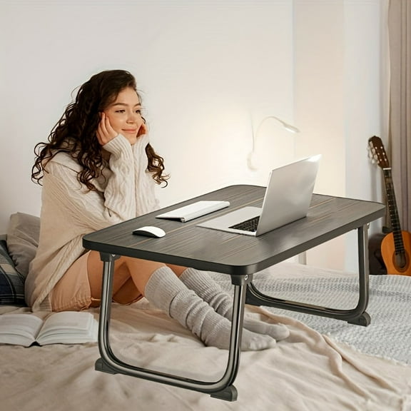 Extra Large Folding Laptop Desk with USB Charging Port