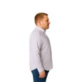 thumbnail image 3 of Big Kong Camisa Tallas Grandes Hombre Blanca Cuadros Azul Rojo Oversize, 3 of 5