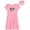 Pink/Love, variant on Girls' Dress - Super Soft Yummy Casual Sundress with Headband (Size: 4-16)