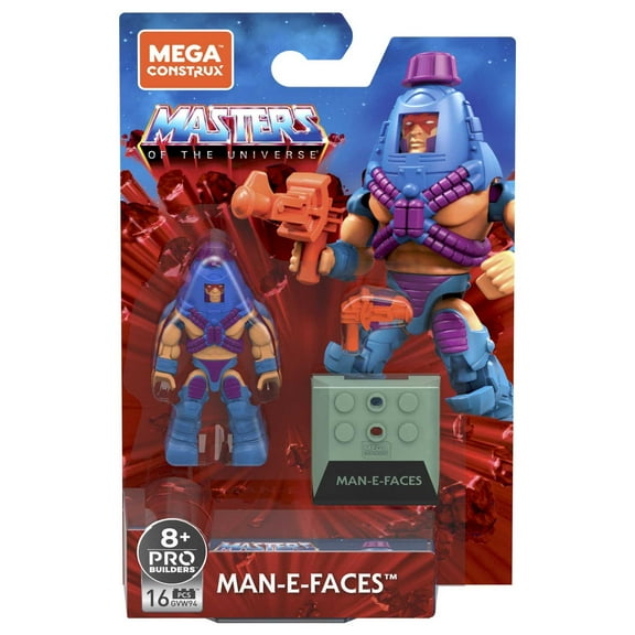 Mega Construx Heroes Man-E-Faces Mini Figure
