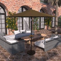 California Umbrella 9' Patio Umbrella in Mocha