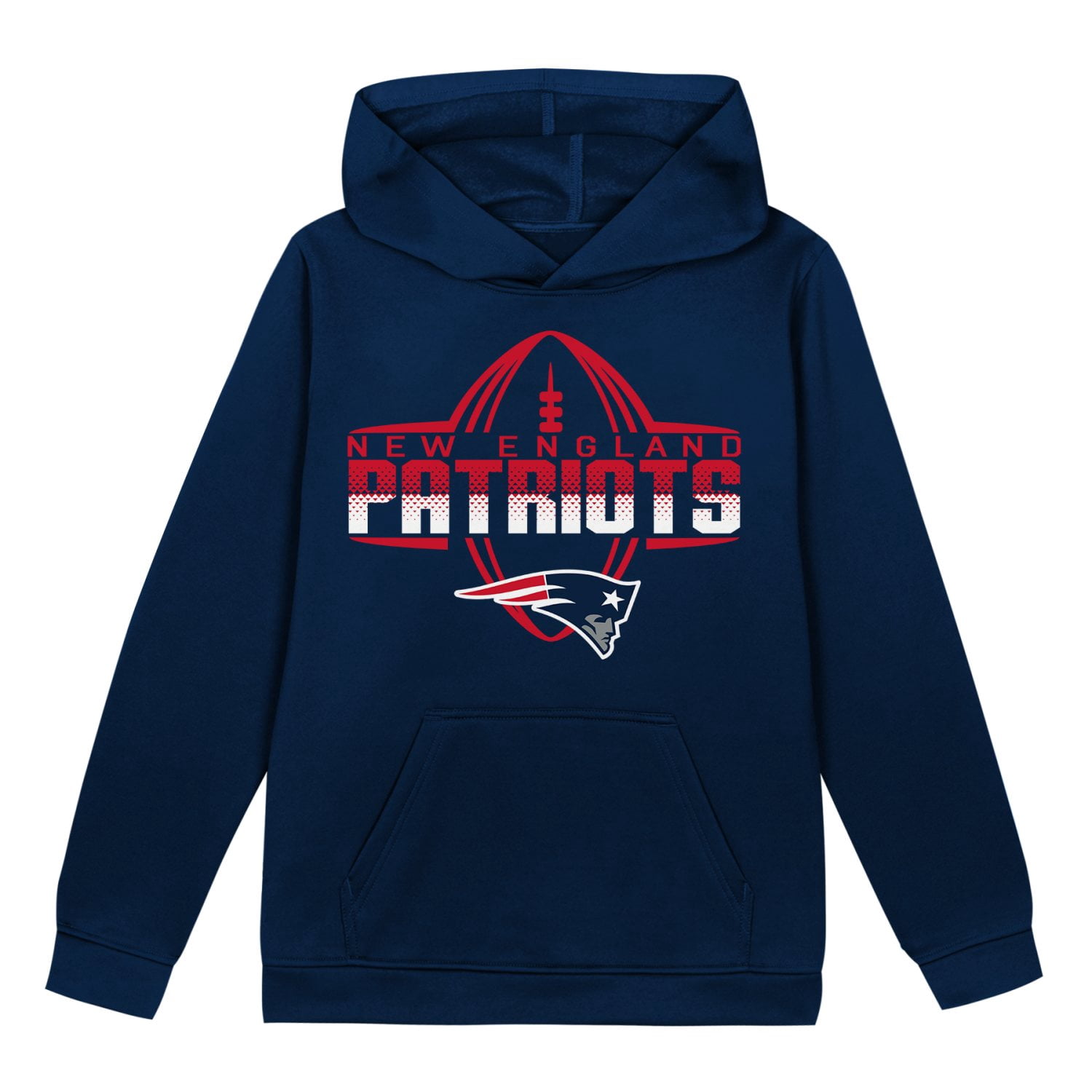 NEW ENGLAND PATRIOTS NFL Boys Hoodie Fleece Game Day Fan Apparel