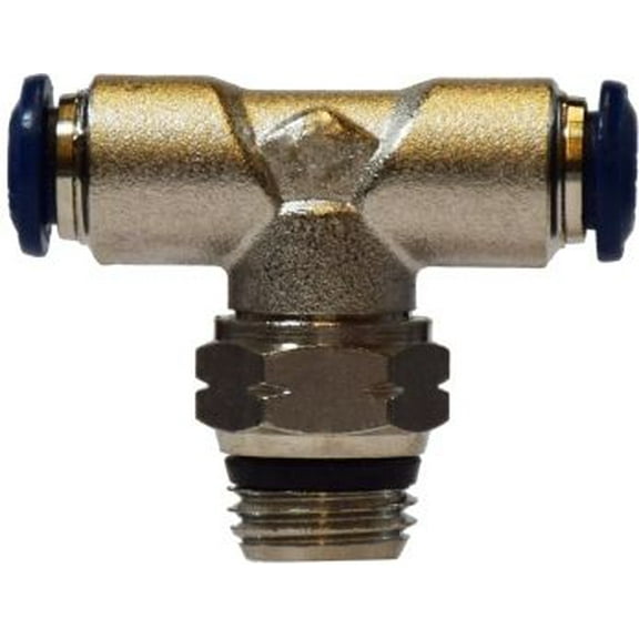 3/8 X 3/8 PixMIP Swivel Br T NPlated, Nickel Plated Push In Fittings, Brass Fittings